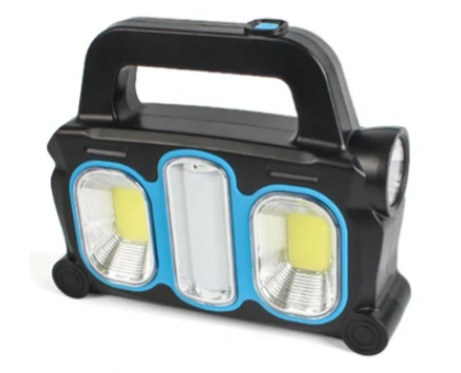 Фонарь HB-6168 6W+COB 5W с солнечной панелью
