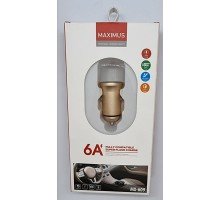 АЗУ MAXIMUS MX-609 USB адаптер 6А переходник на 1 гнездо