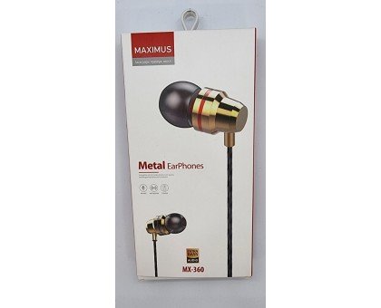 Наушники проводные MAXIMUS MX-360