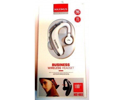 Блютус гарнитура MAXIMUS MX803