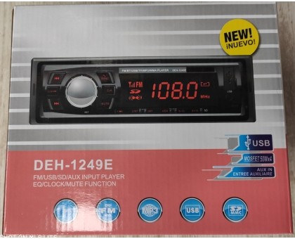 Автомагнитола DEH- 1249E BT с bluetooth +USB флешка, SD карта, AUX