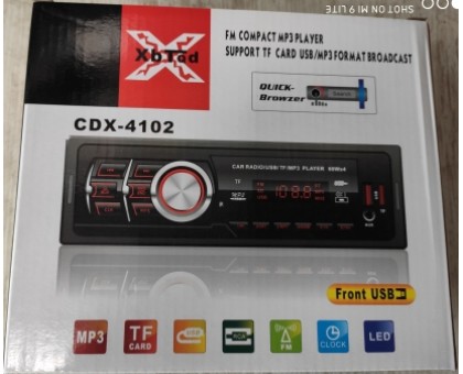 Автомагнитола CDX- 4102 +USB флешка, SD карта, AUX
