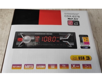 Автомагнитола CDX- 6278 +USB флешка, SD карта, AUX