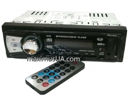 Автомагнитола 1Din 1236 +USB флешка, SD карта, AUX