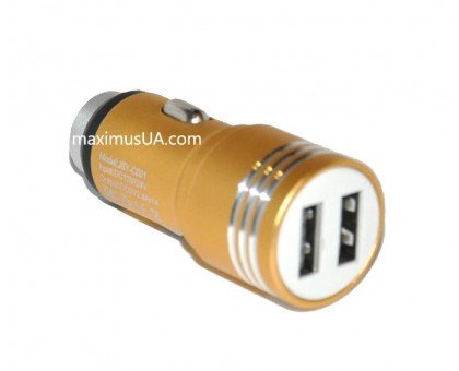 АЗУ USB адаптер Xiaomi 2A переходник на 2 гнезда 