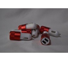 АЗУ USB адаптер 2A переходник на 2 гнезда 