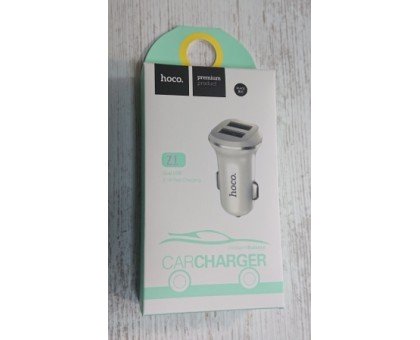 АЗУ USB адаптер Hoco Z1 на 2USB