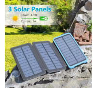 Power bank Solar 420 28000mAh, 2USB, 12LED, солн. панель