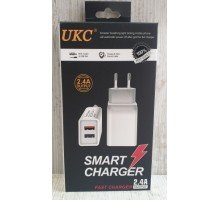 Сетевое зарядное устройство 4757 2.1А на 2USB