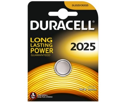 Батарейки Duracell - 2025 Lithium CR2025 DL2025 Li-Ion 3V 1шт