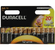Батарейки Duracell - Basic alkaline MN1500 AA LR6 1.5V 12шт