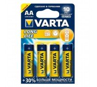 Батарейки Varta - Long Life Alkaline AA LR6 1.5V 4шт