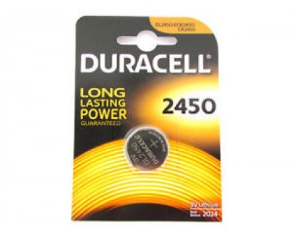 Батарейки Duracell - 2450 Lithium CR2450 DL2450 0 Li-Ion 3V 1шт