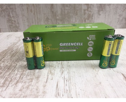 Батарейка GP GreenCell Extra Heavy Duty R6 АА 1.5V солевая, 40шт.