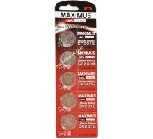 Батарейка Maximus CR2016 3V lithium, блистер, 5шт.