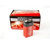 Батарейка Maximus Super Heavy Duty Крона 6F22 9V солевая, 10шт.
