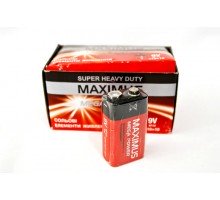 Батарейка Maximus Super Heavy Duty Крона 6F22 9V солевая, 10шт.