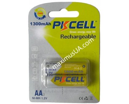 Аккумулятор NiMh Pikcell HR6 AA 1.2V 1300mAh, блистер