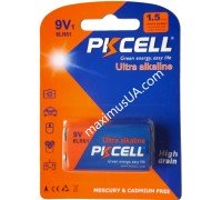 Батарейка Pikcell Ultra Alkaline Крона 6LR61 9V алкалиновая, блистер
