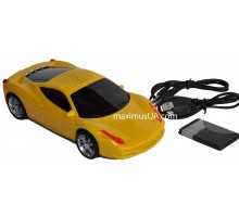 Колонка машинка Lamborghini KG-135, +USB флешка, SD карта, FM приемник, AUX