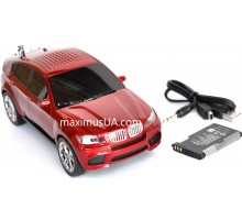 Колонка машинка BMW X6 WS-688, +USB флешка, SD карта, FM приемник, AUX