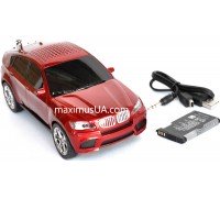 Колонка машинка BMW X6 WS-688, +USB флешка, SD карта, FM приемник, AUX