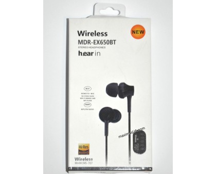 Наушники с микрофоном MDR-EX650BT MS707 с плеером +bluetooth