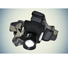 Фонарь налобный Police CREE Q5, +zoom, аккум.