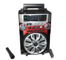 Колонка-чемодан RX-2099QW +USB флешка, SD карта, радио, AUX
