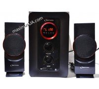 Колонки компьютерные Optima с экраном 2+1, +USB флешка, SD карта