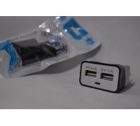 Сетевое зарядное устройство 321 на 2 USB (2 и 1А)