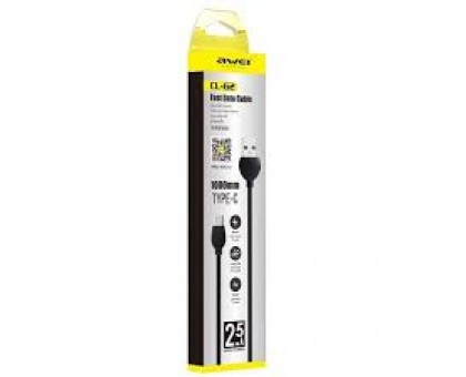 USB кабель Awei CL-62 microUSB, 1м