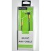 Кабель AUX Welike 407 Г-образный 3,5x3,5 minijack 1,5м 