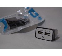 Сетевое зарядное устройство 321 на 2 USB (2 и 1А)