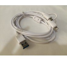 USB кабель 340 lightning-microUSB 2 в 1